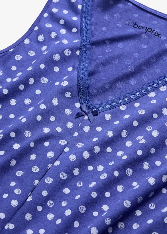 Nuisette courte et douce en viscose m&eacute;lang&eacute;e, bonprix