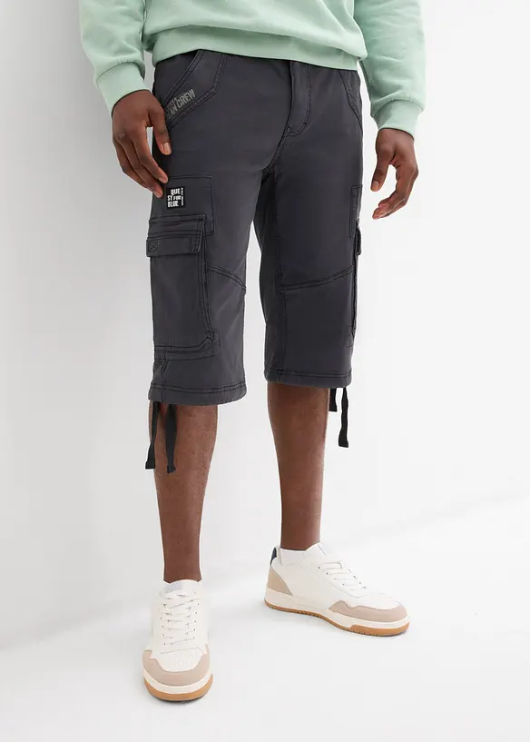 Long-Bermuda mit Cargotaschen in Regular-Fit, bonprix