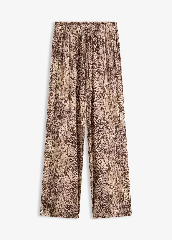 Pantalon fluide en jersey viscose, bonprix