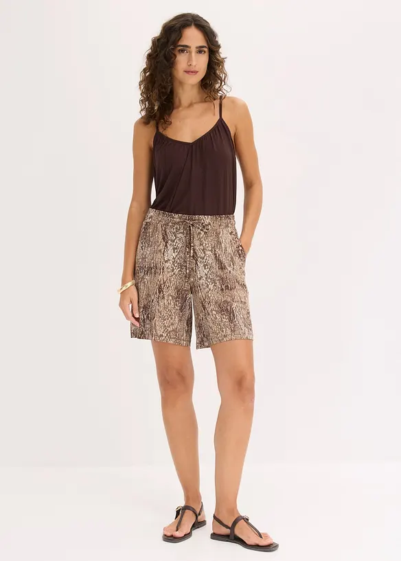 Jersey-Shorts aus softem Viskose-Mix, bonprix