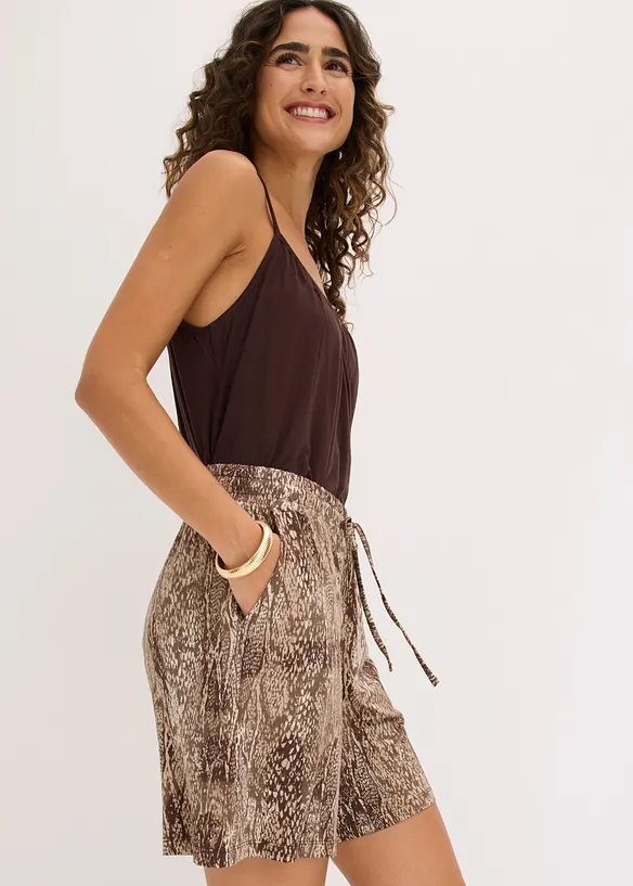 Jersey-Shorts aus softem Viskose-Mix, bonprix