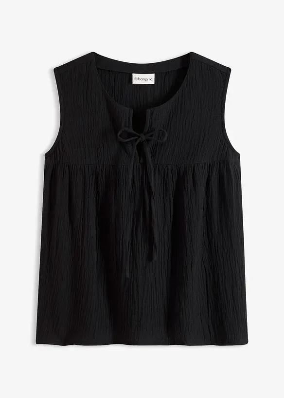 Musselin-Blusentop, bonprix