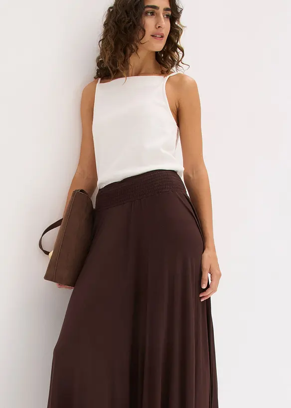 Jupe fluide en jersey viscose, bonprix