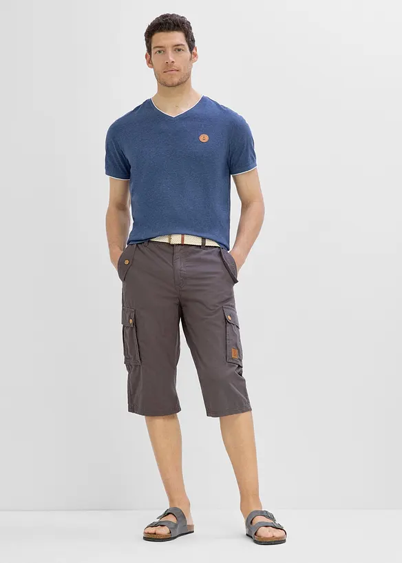 Bermuda cargo 100% coton, regular, bonprix