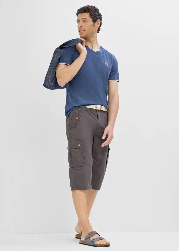 Bermuda cargo 100% coton, regular, bonprix