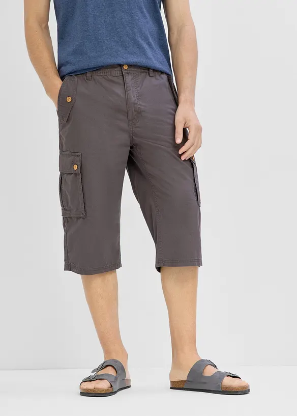 Bermuda cargo 100% coton, regular, bonprix
