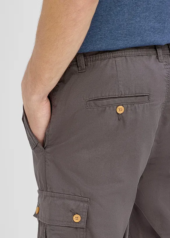 Bermuda cargo 100% coton, regular, bonprix
