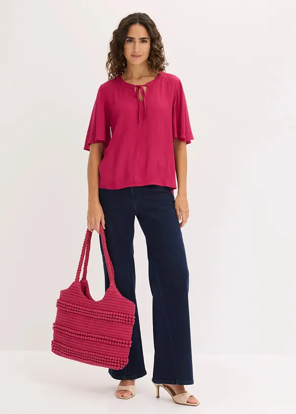 Blouse longue en viscose fluide, bonprix
