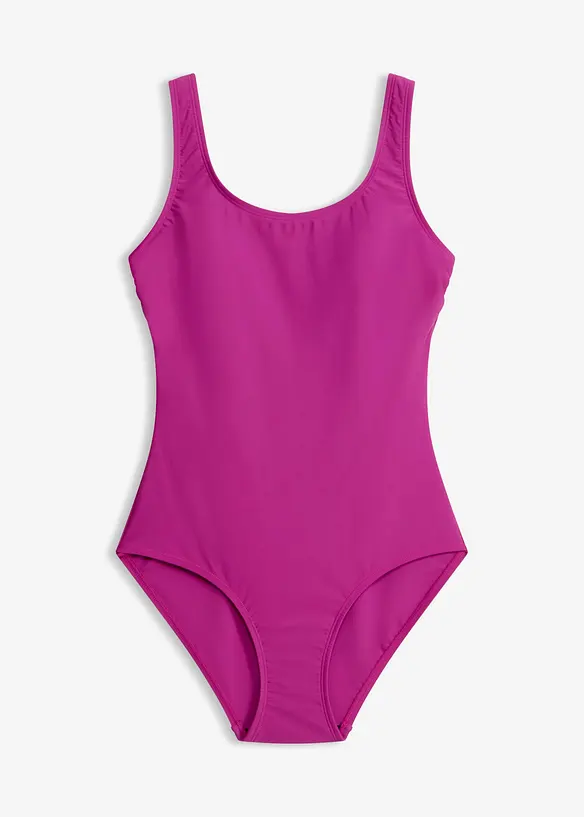 Maillot 1 pi&egrave;ce &eacute;chancrure haute dans le dos, bonprix