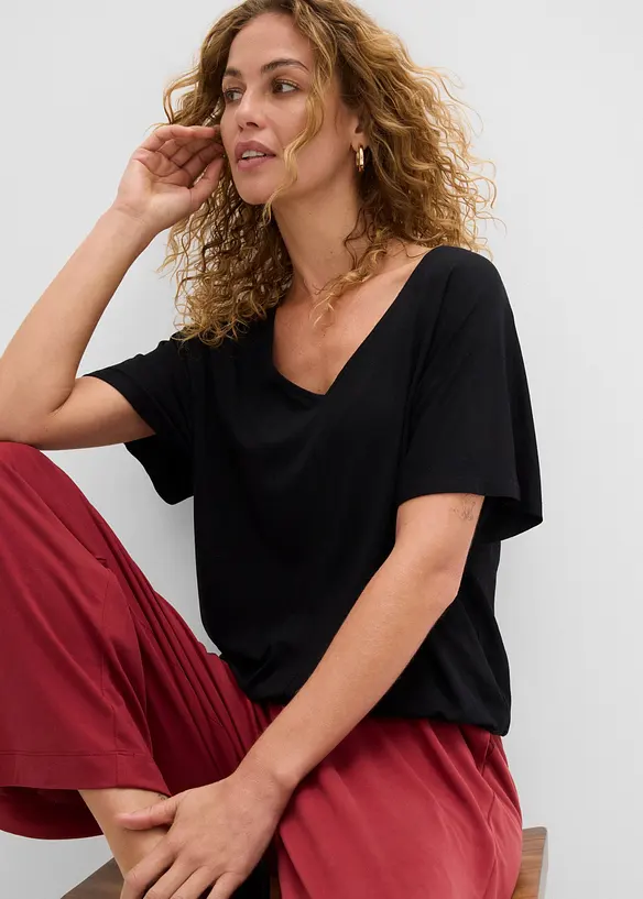 Oversize-Shirt aus softem Viskose-Mix, bonprix