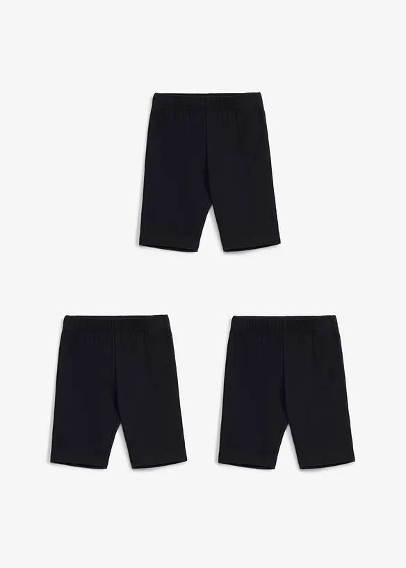 Lot de 3 cyclistes en coton extensible, bonprix