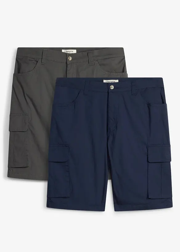Cargo-Bermuda (2er Pack), bonprix