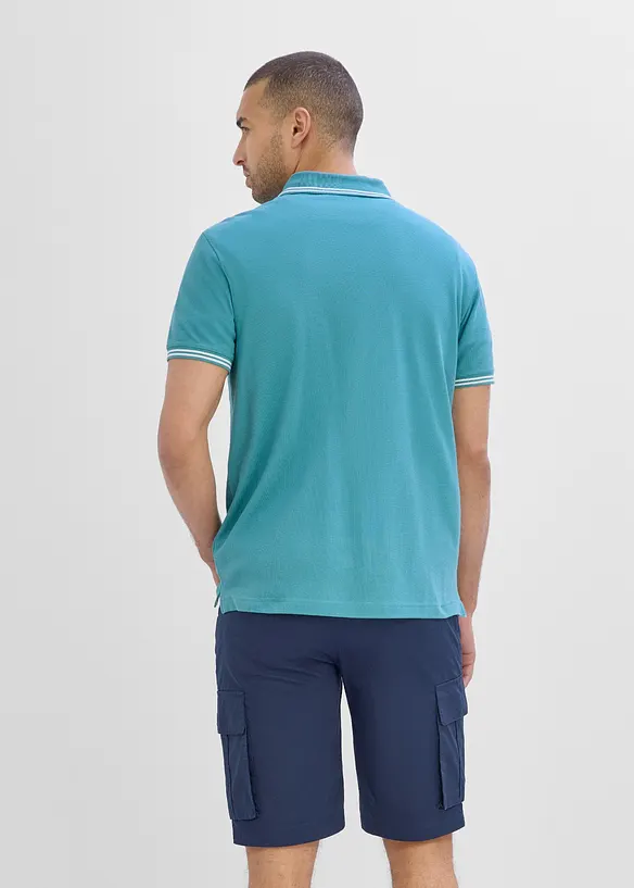 Piqu&eacute;-Poloshirt aus reiner Baumwolle, bonprix