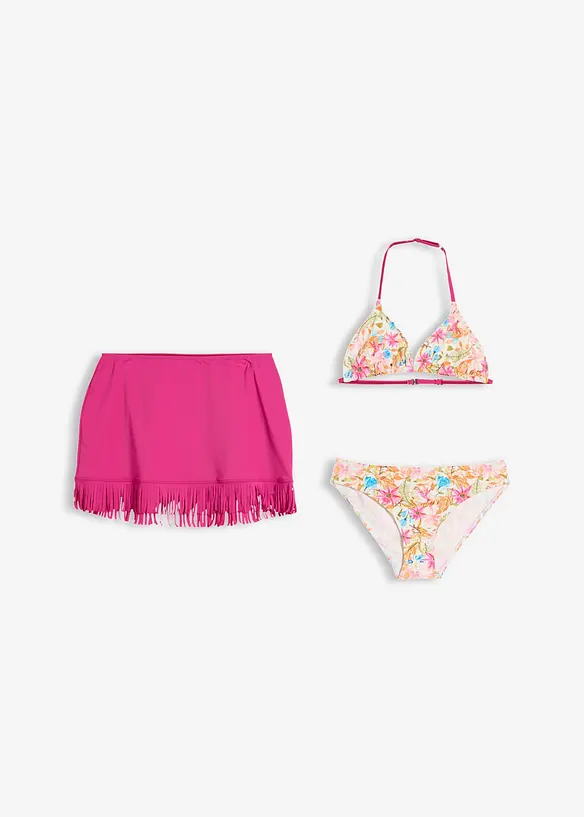 Bikini et jupe (ens. 3 pces), bonprix