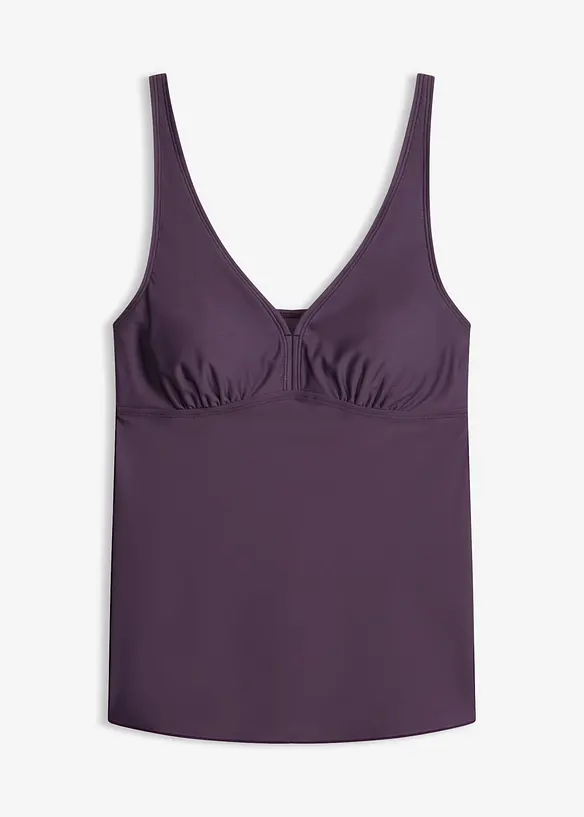 Haut de tankini &agrave; col en V, bonprix