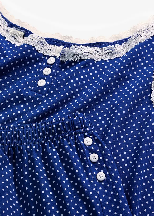 Pyjashort avec dentelle, bonprix