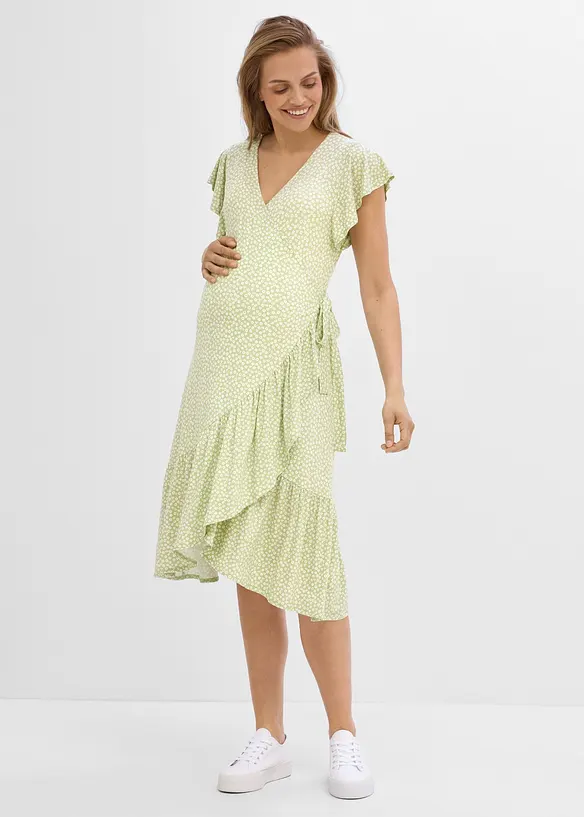 2-in-1 Umstands- und Stillkleid zum Wickeln, bonprix
