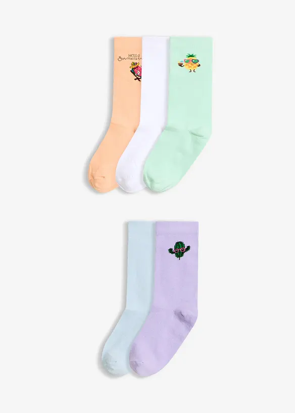 Lot de 5 paires de chaussettes, bonprix