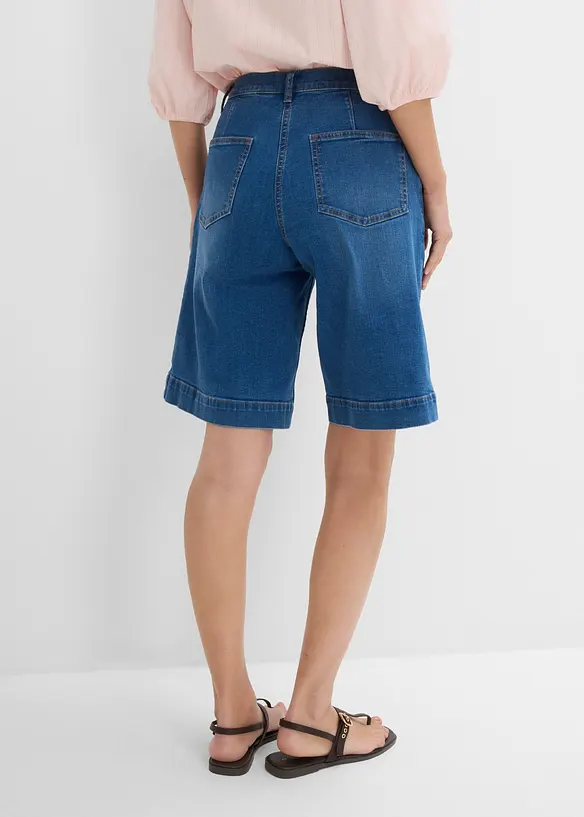 Jeans-Bermuda Mid Waist aus Bio-Baumwolle, bonprix