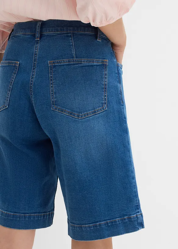 Jeans-Bermuda Mid Waist aus Bio-Baumwolle, bonprix