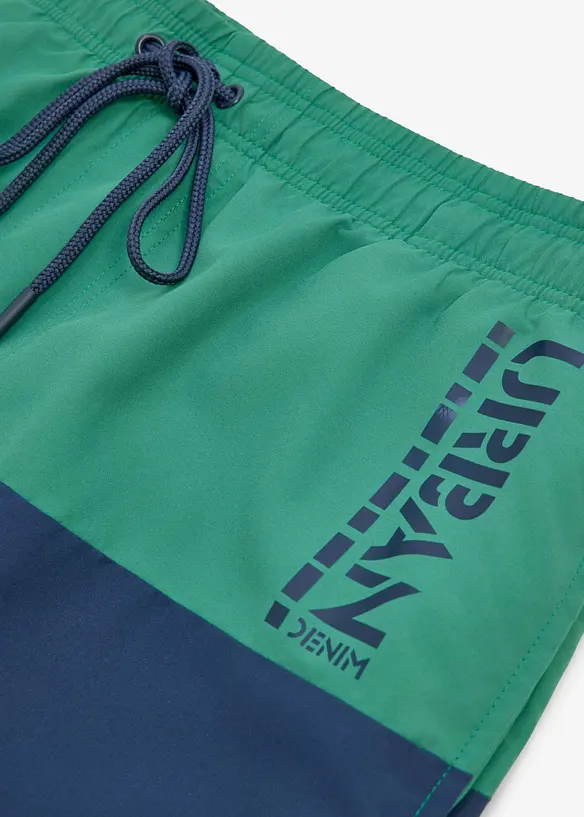 Short de bain motif color-block, bonprix