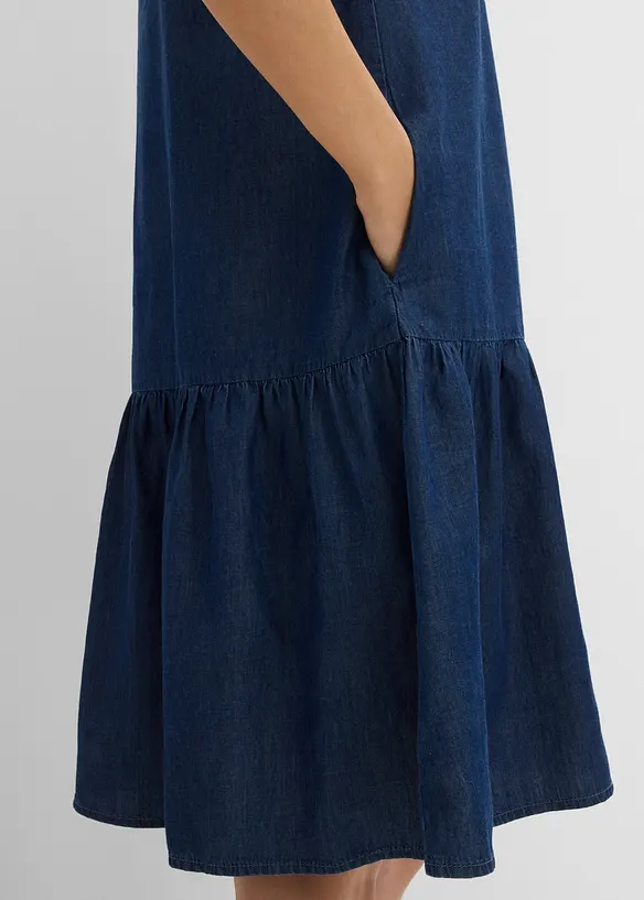 Jeans-Tunika-Kleid aus Baumwolle, bonprix