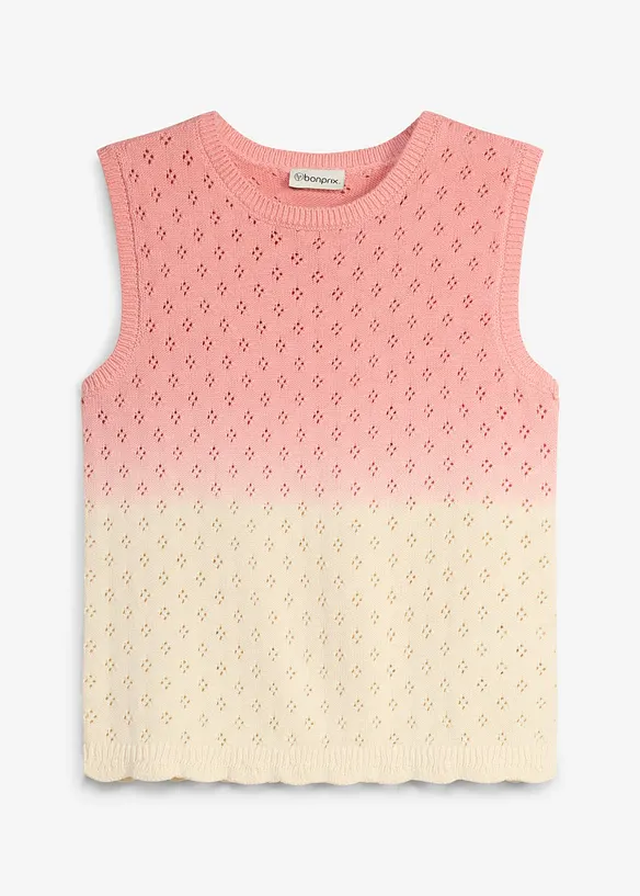 Stricktop mit Farbverlauf, bonprix