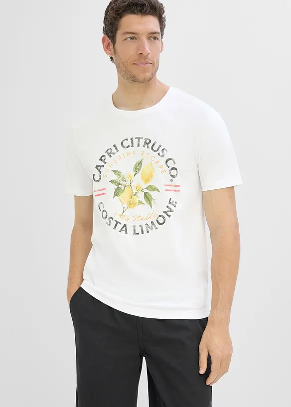 T-Shirt aus reiner Bio-Baumwolle, bonprix