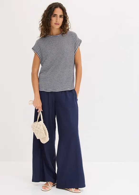 T-shirt en viscose m&eacute;lang&eacute;e, bonprix