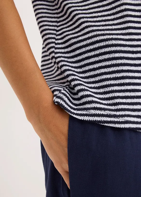 T-shirt en viscose m&eacute;lang&eacute;e, bonprix
