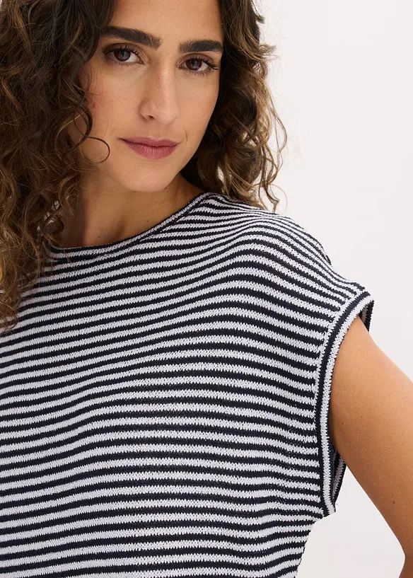 T-shirt en viscose m&eacute;lang&eacute;e, bonprix