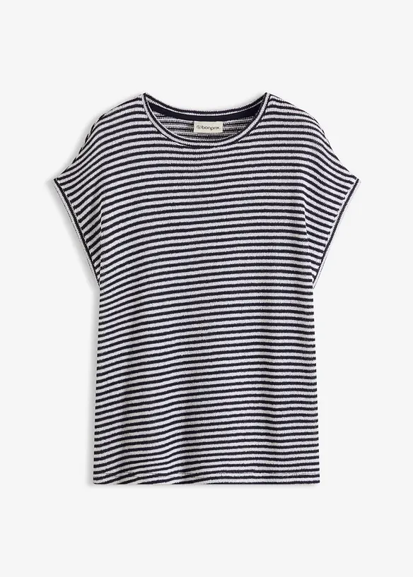 T-shirt en viscose m&eacute;lang&eacute;e, bonprix