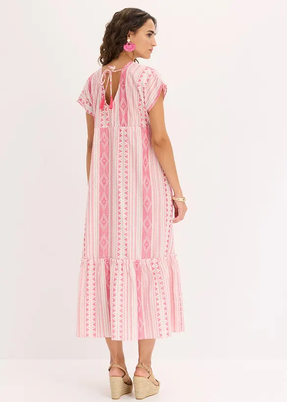 Midikleid aus Baumwoll-Mix, bonprix