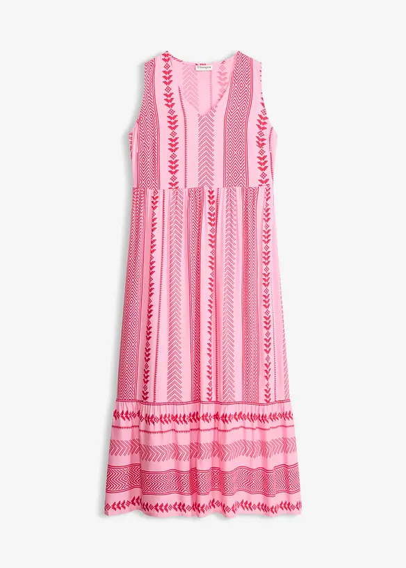 Maxikleid aus flie&szlig;ender Viskose, bonprix
