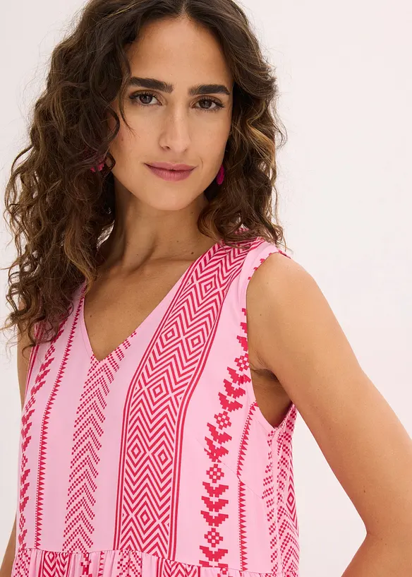 Maxikleid aus flie&szlig;ender Viskose, bonprix