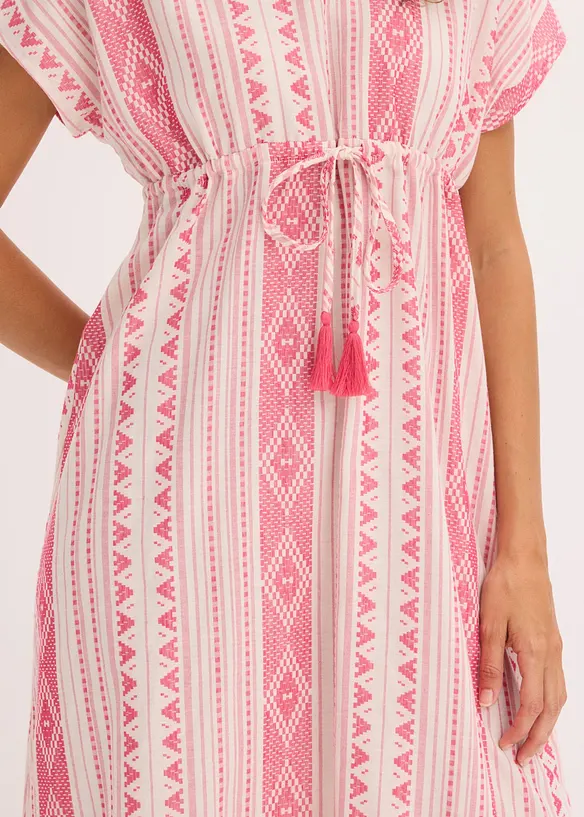 Midikleid aus Baumwoll-Mix, bonprix