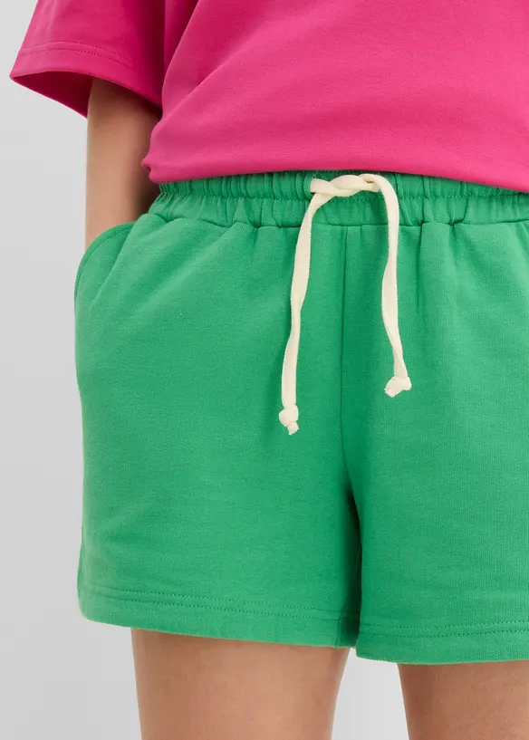 Short sweat 100% coton, bonprix