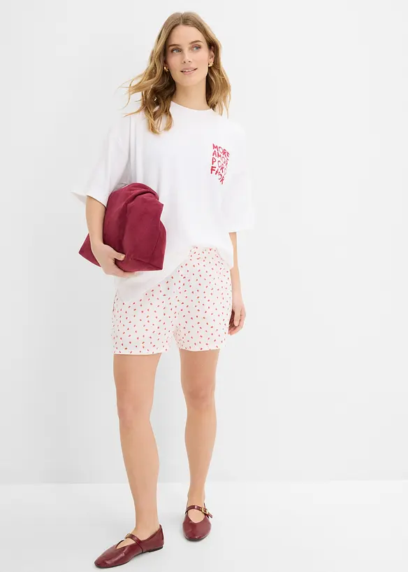 T-shirt oversize 100% coton, bonprix