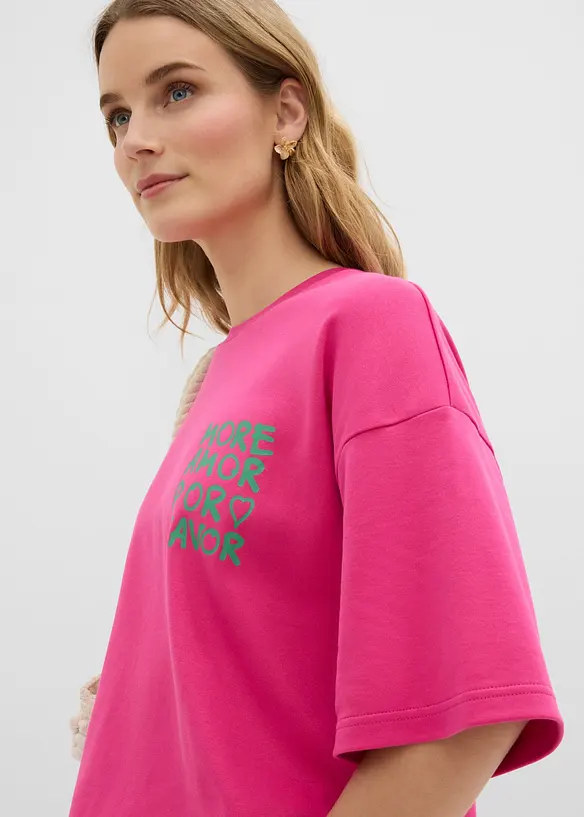 T-shirt oversize 100% coton, bonprix