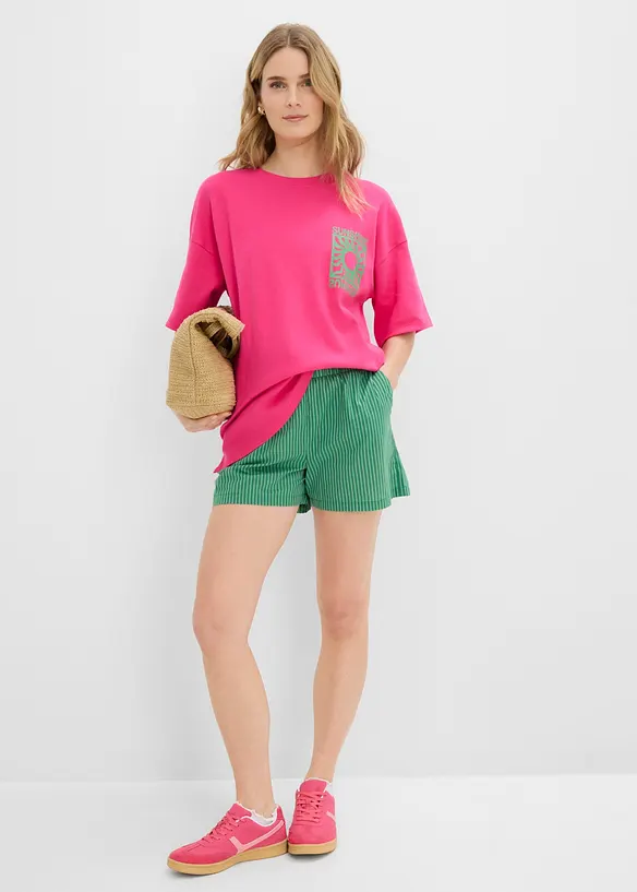 T-shirt oversize 100% coton, bonprix