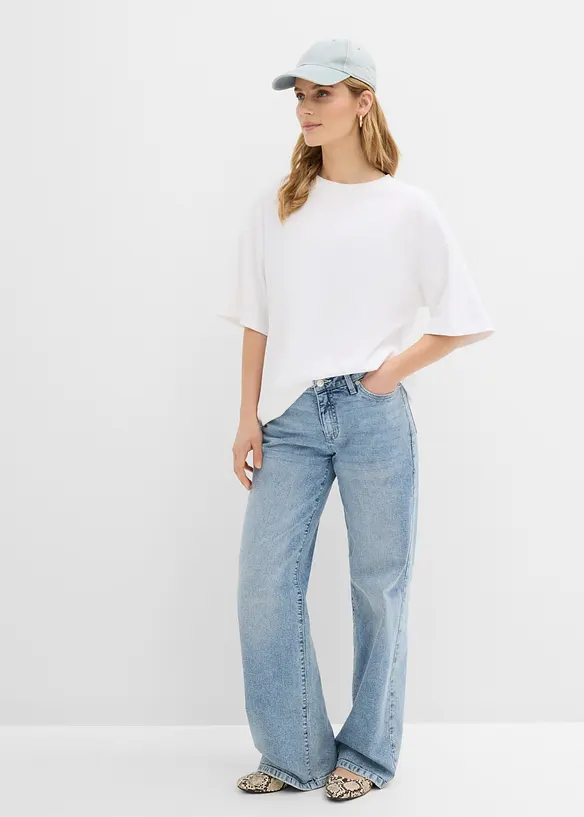 T-shirt oversize 100% coton, bonprix