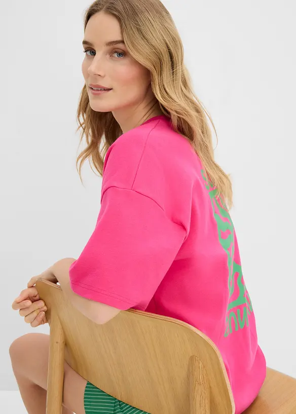 T-shirt oversize 100% coton, bonprix