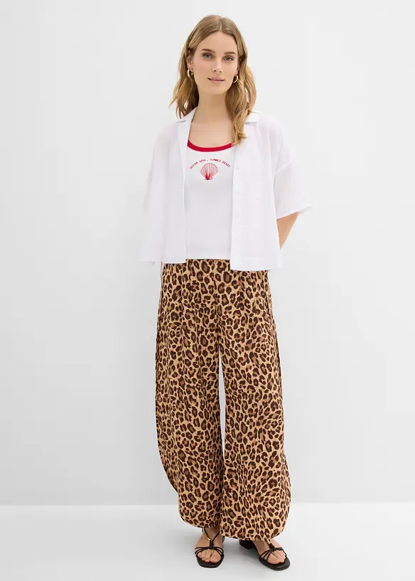 Top c&ocirc;tel&eacute; 100% coton, bonprix
