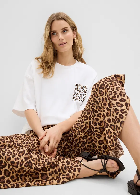 Oversize-Shirt aus reiner Bio-Baumwolle, bonprix