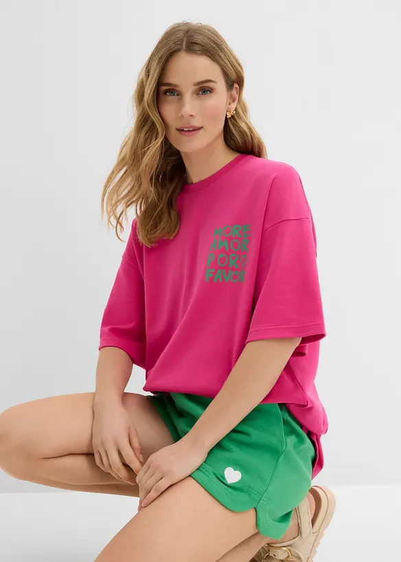 T-shirt oversize 100% coton, bonprix