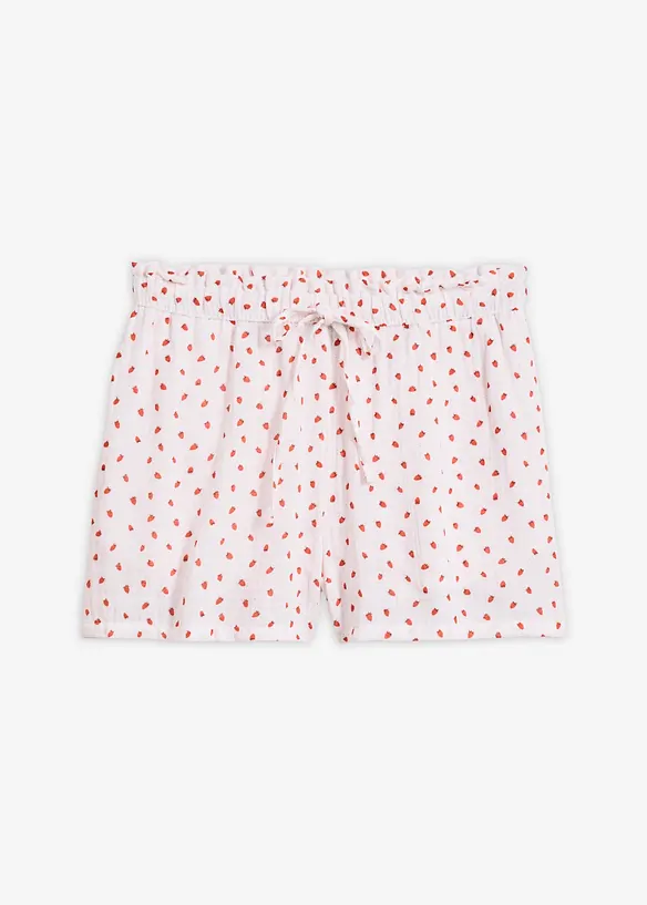 Short en gaze de coton l&eacute;g&egrave;re, taille &eacute;lastiqu&eacute;e, bonprix