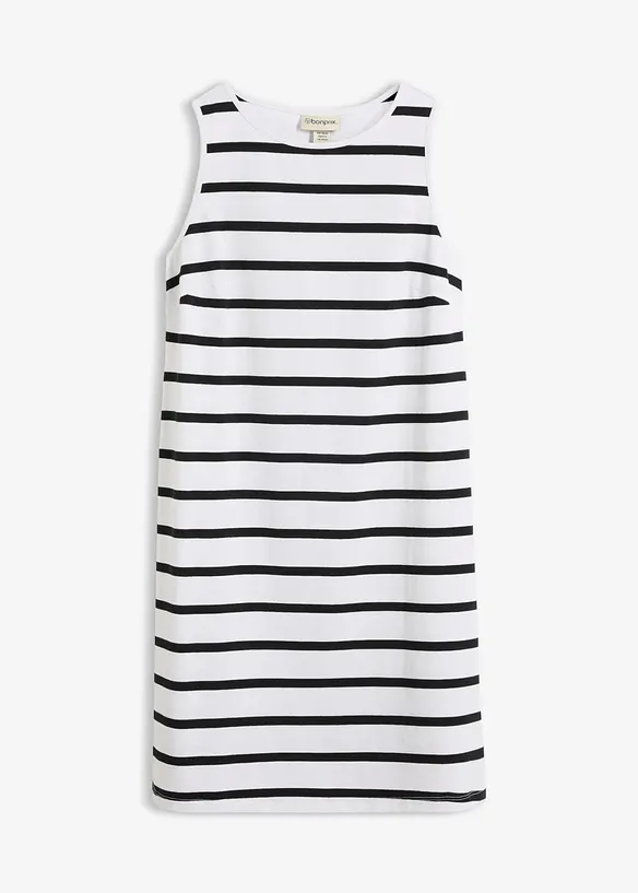 Jerseykleid aus elastischen Bio-Baumwoll-Mix, bonprix