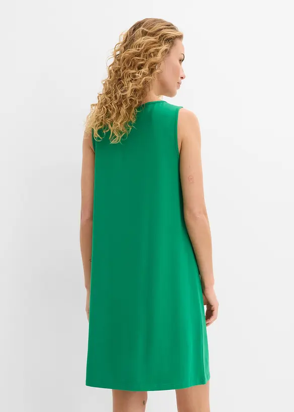 Jerseykleid aus elastischen Bio-Baumwoll-Mix, bonprix