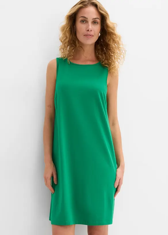Jerseykleid aus elastischen Bio-Baumwoll-Mix, bonprix