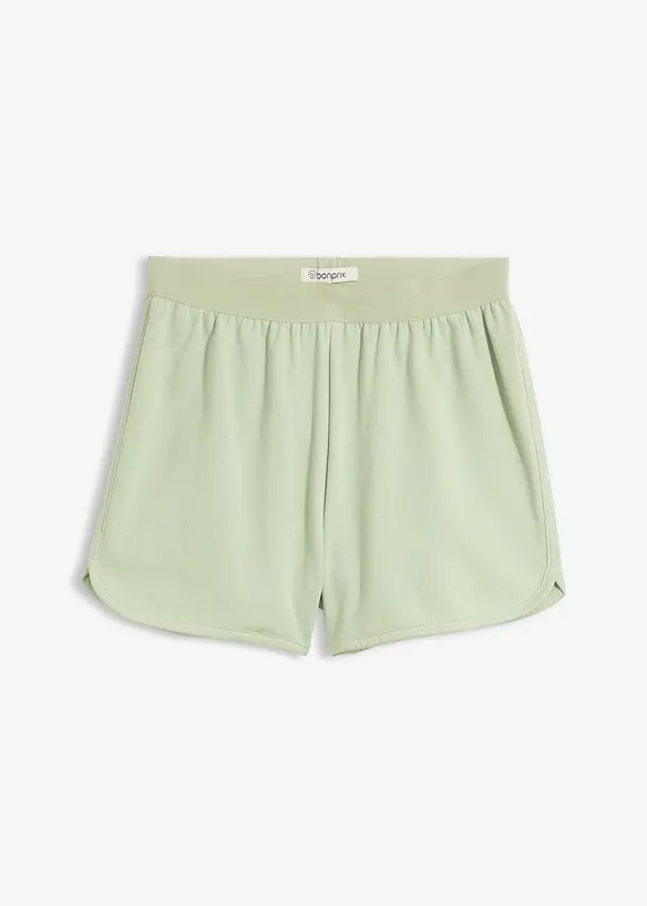 Sweat-Shorts mit abgerundetem Saum, bonprix